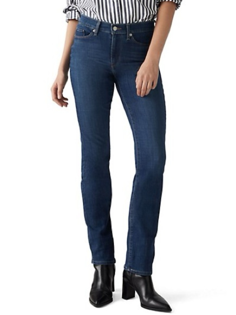 Levi’s 505 straight leg women’s jeans dark denim
